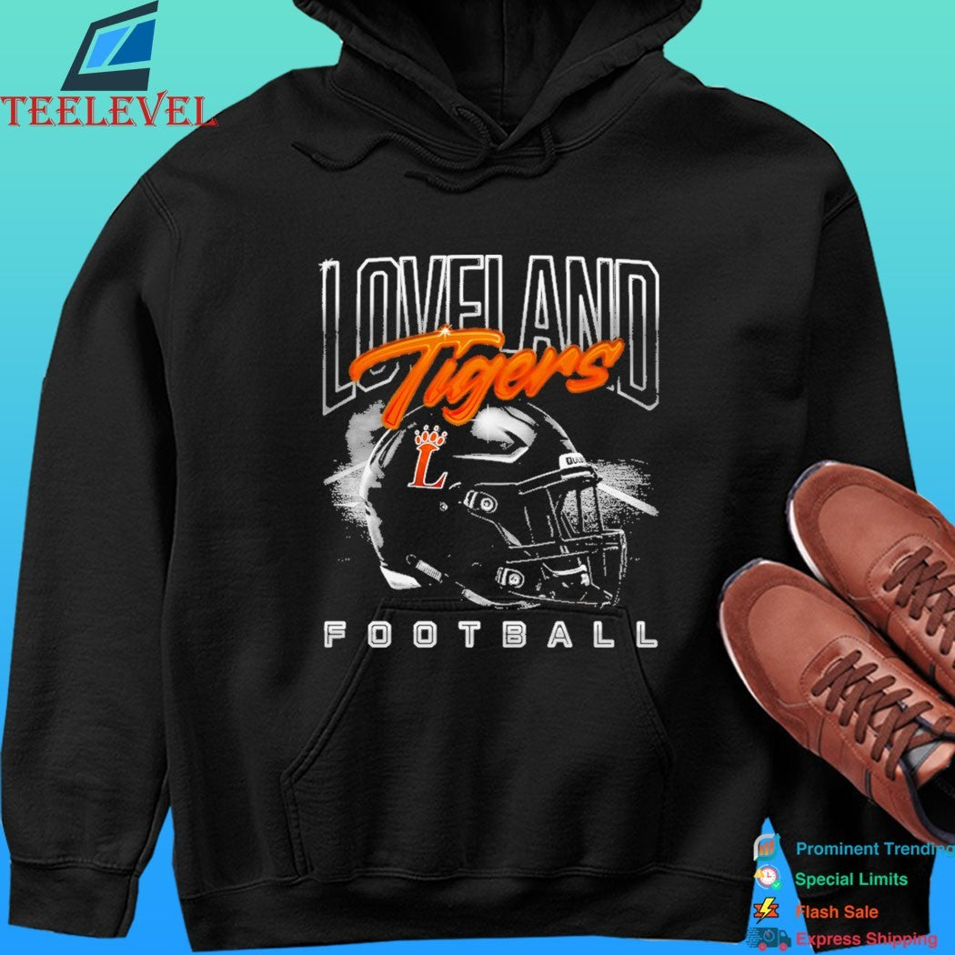 Loveland Tigers Football Helmet Shirt