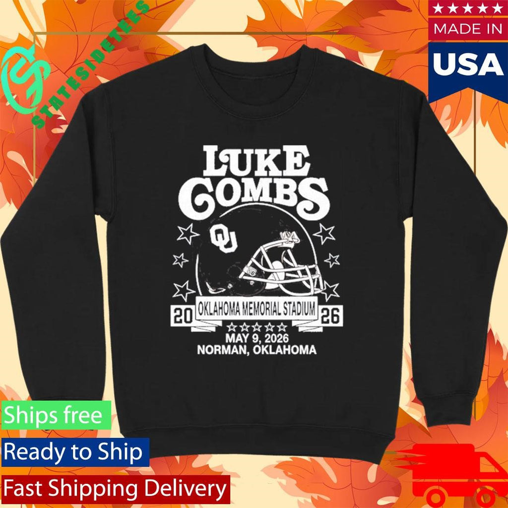 Luke Combs Tour Norman, OK, Oklahoma Memorial Stadium May 09 2026 Shirt