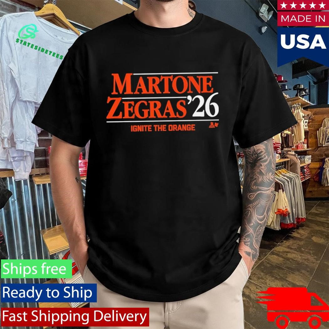 Martone-Zegras ’26 Ignite The Orange Shirt