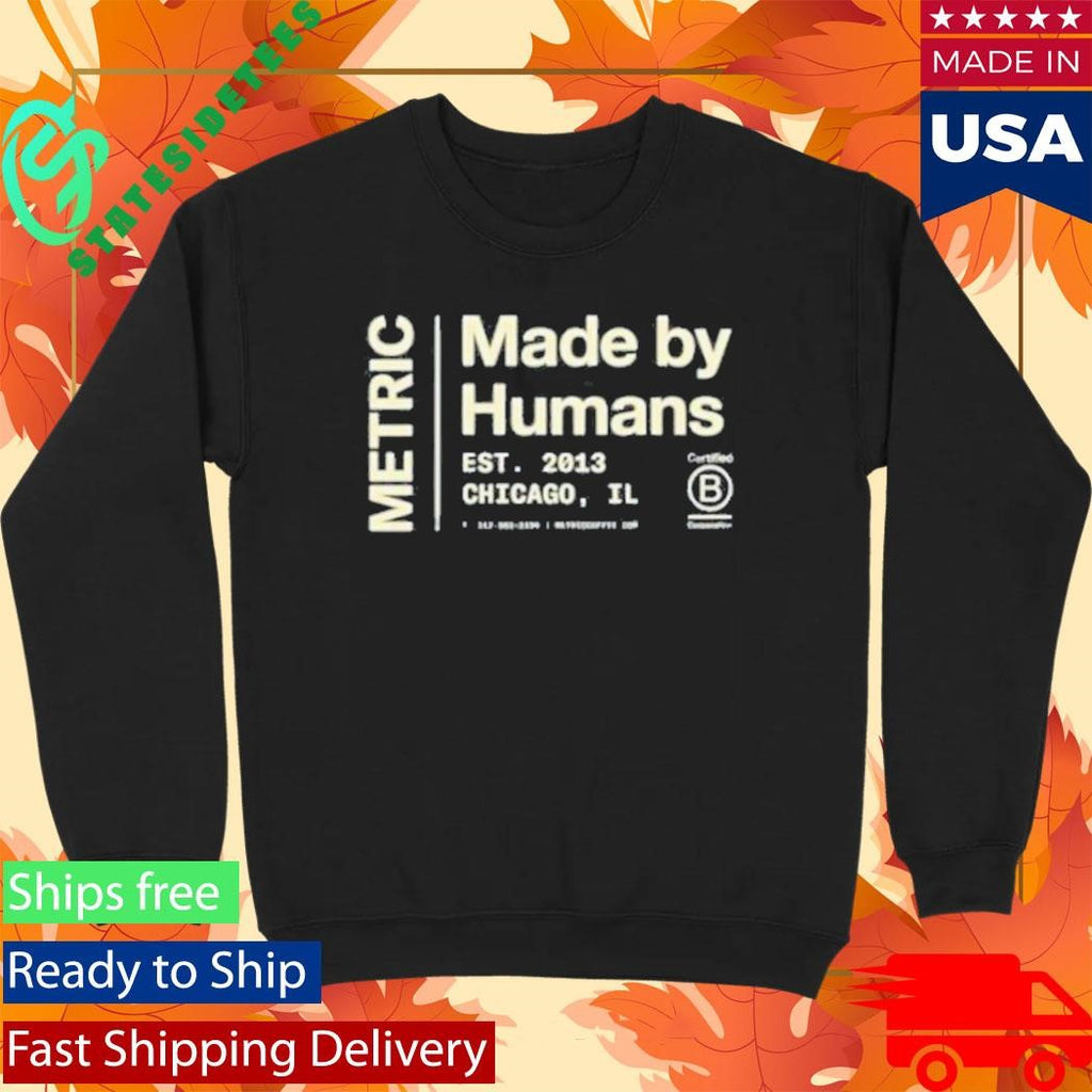 Metric Coffee Made By Humans T-Shirt