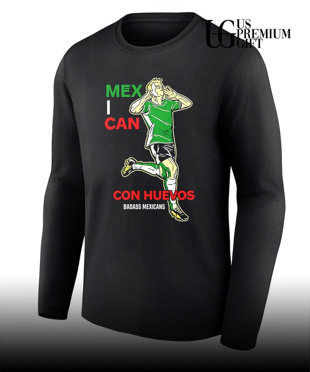 Mexican Con Huevos Badass Mexicans Mexico Soccer shirt