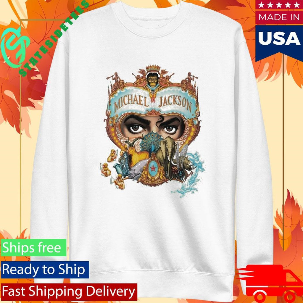 Michael Movie JAAFAR JACKSON 1992 Michael Jackson Dangerous World Tour Shirt