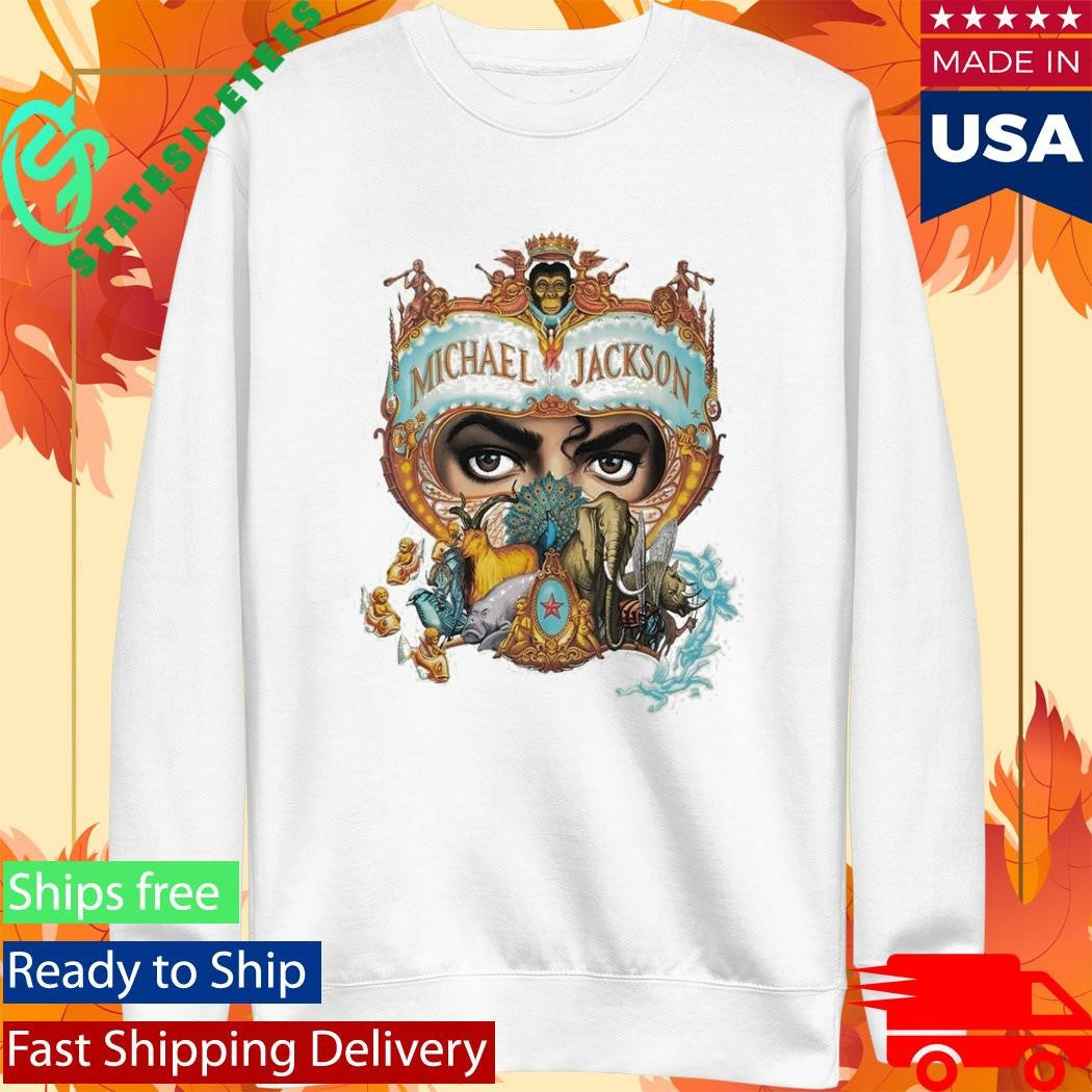 Michael Movie JAAFAR JACKSON 1992 Michael Jackson Dangerous World Tour Shirt