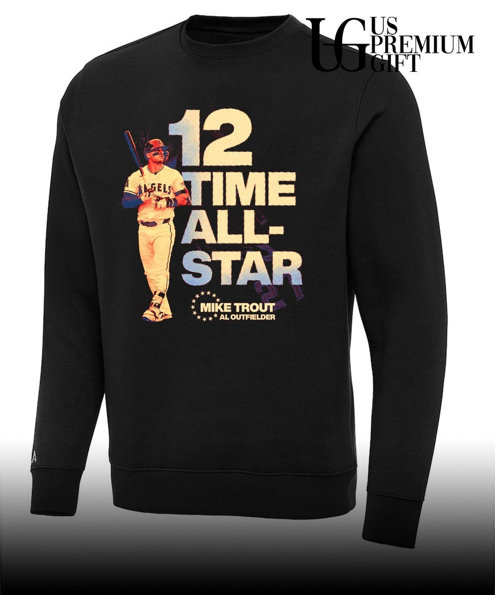Mike Trout Al Outfielder 12 Time All- Star Los Angeles Angels baseball shirt