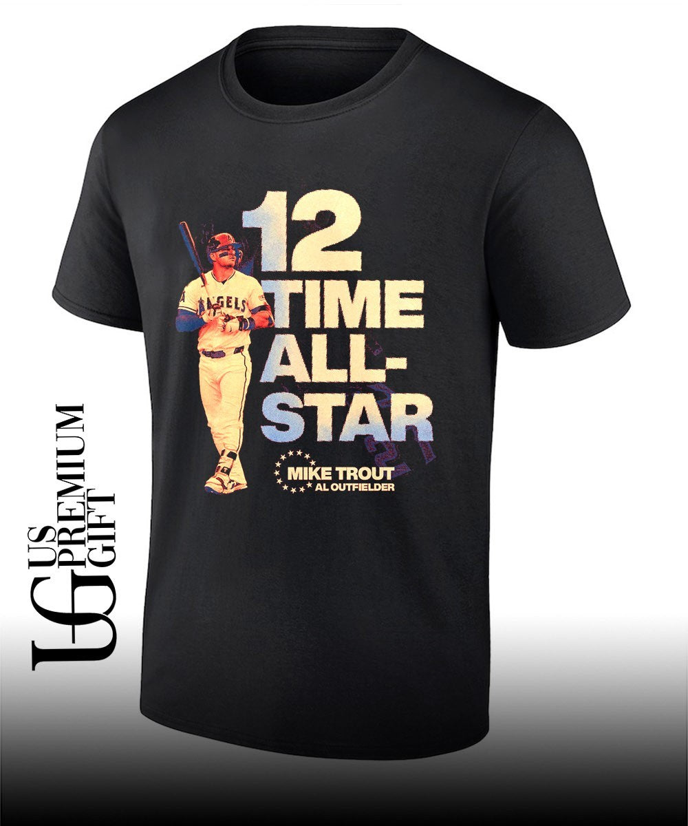 Mike Trout Al Outfielder 12 Time All- Star Los Angeles Angels baseball shirt