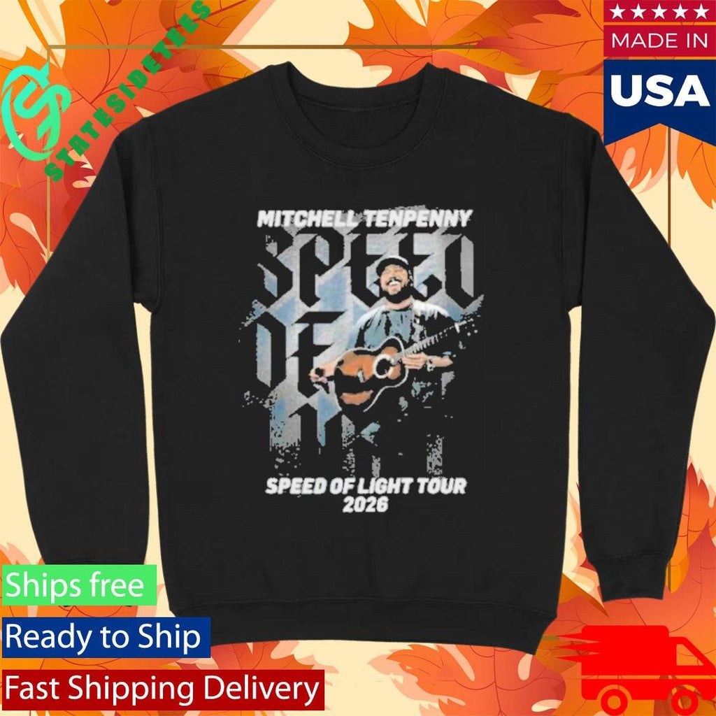 Mitchell Tenpenny Speed Of Light 2026 Tour Shirt