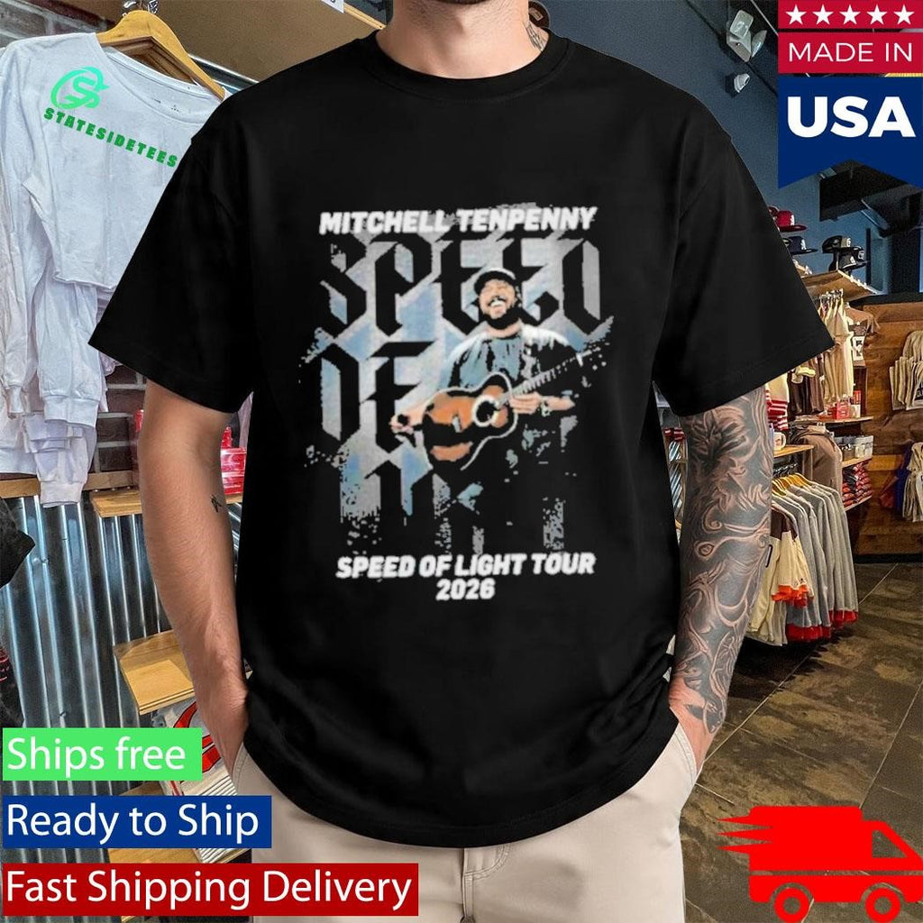 Mitchell Tenpenny Speed Of Light 2026 Tour Shirt