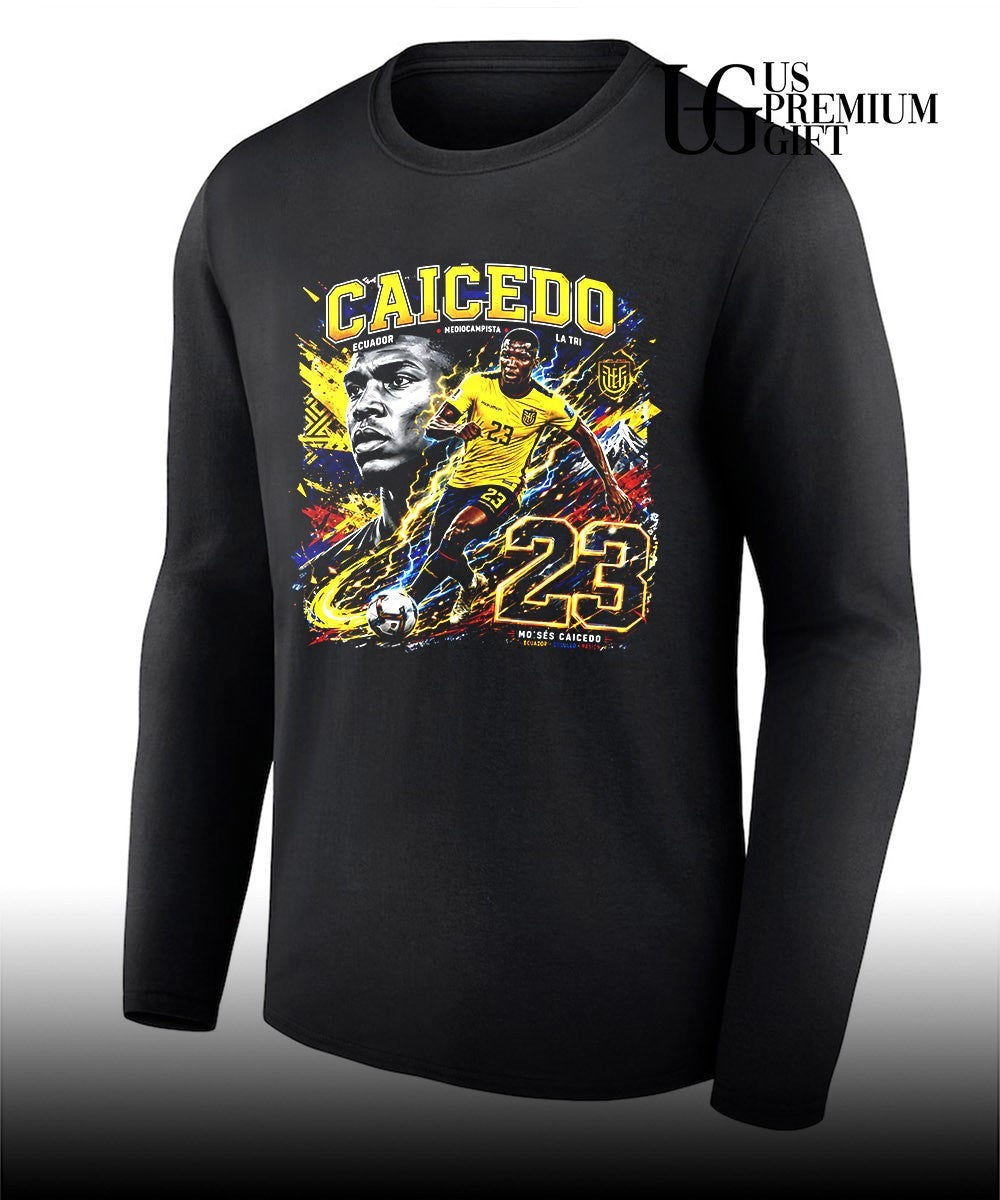 Moises Caicedo Ecuador National Football Team La Tri 23 Soccer Athlete shirt