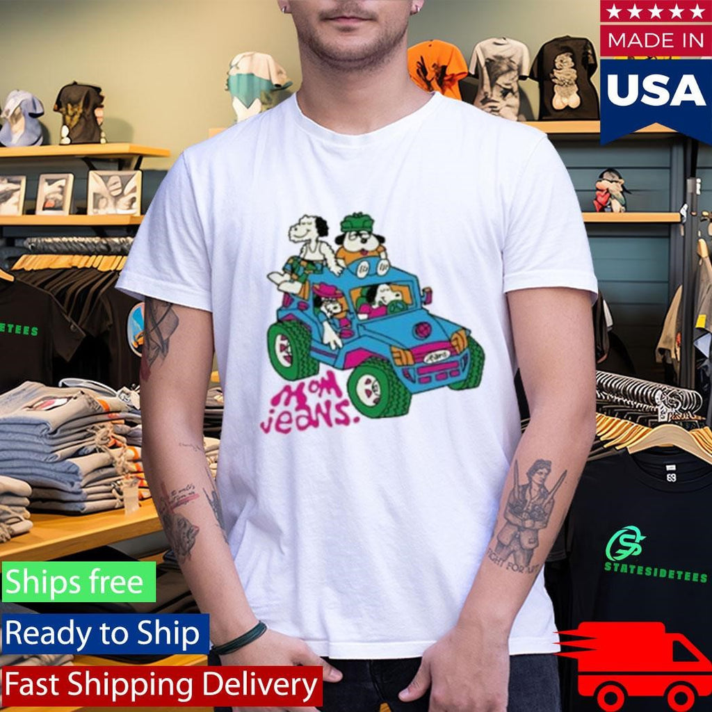 Mom Jeans Gorillaz Mock Shirt