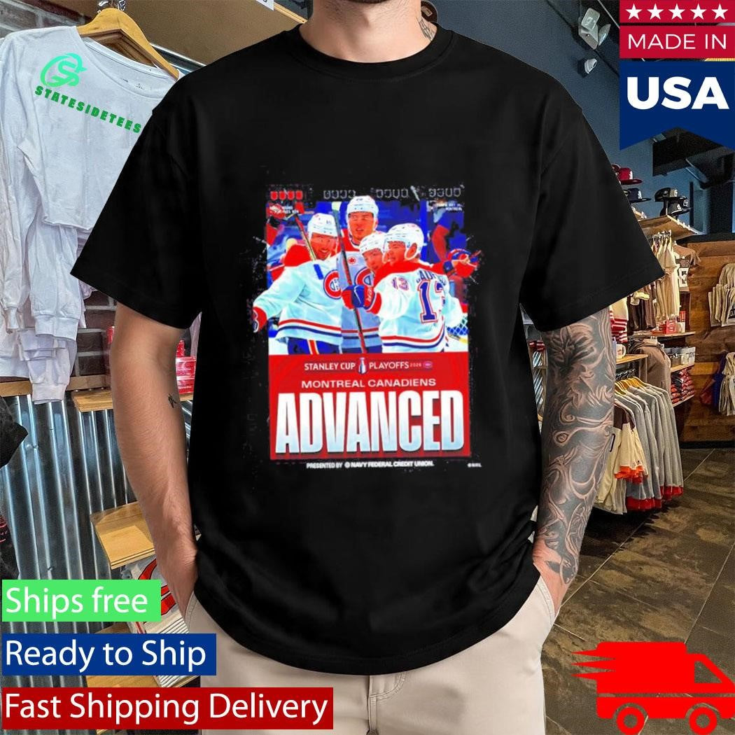Montreal Canadiens Advanced 2026 Nhl Stanley Cup Playoffs Poster Shirt
