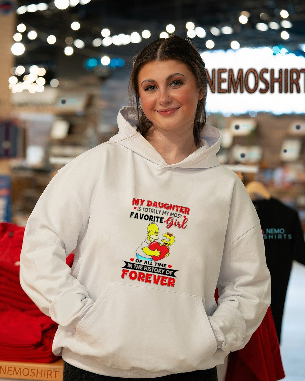My daughter is totally my most favorite girl Simpsons shirt