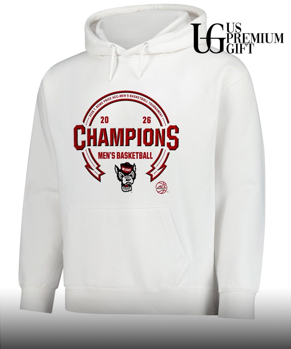 NC State Wolfpack 2026 T Rowe Price ACC Men’s Basketball Tournament Champions shirt