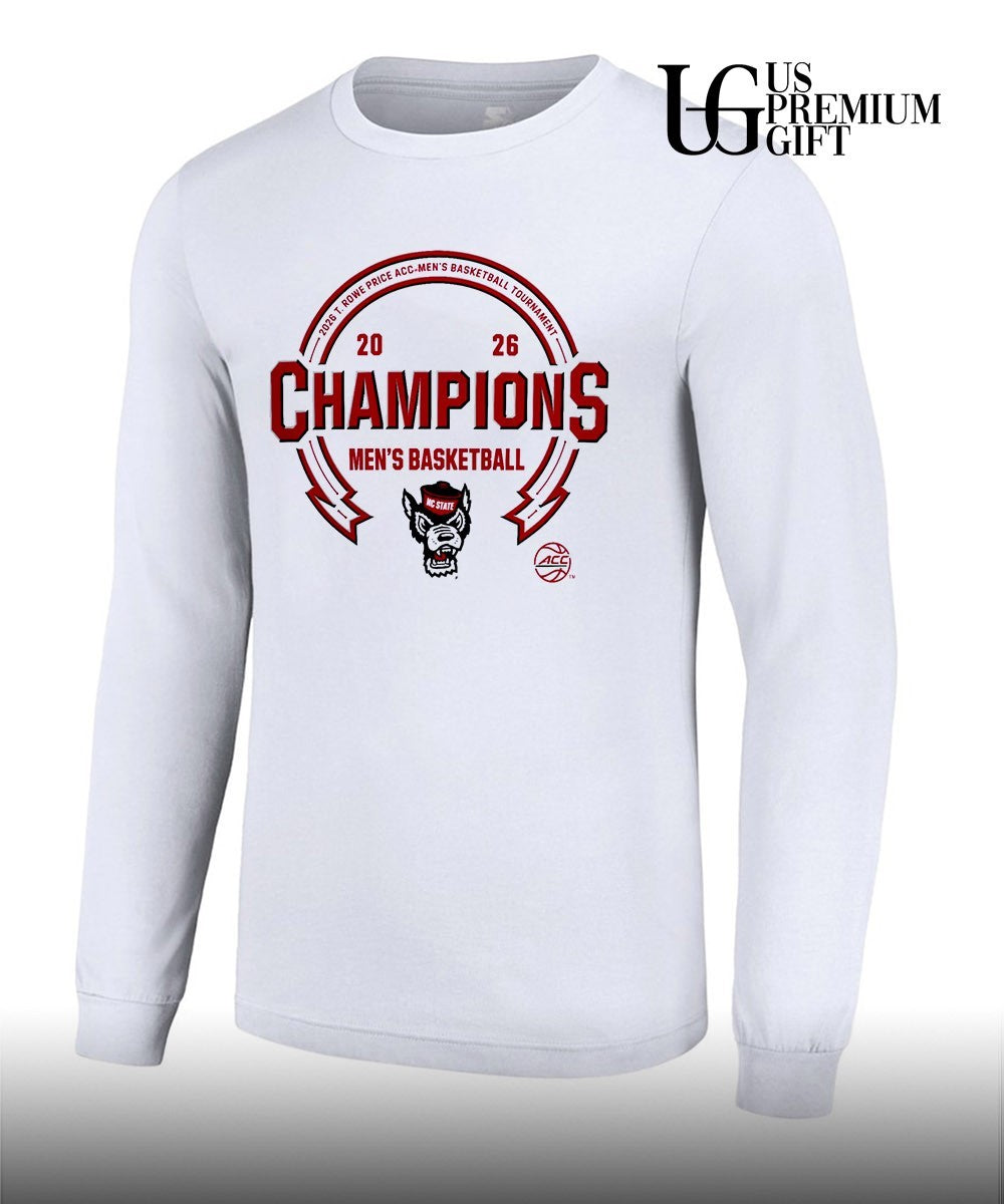 NC State Wolfpack 2026 T Rowe Price ACC Men’s Basketball Tournament Champions shirt
