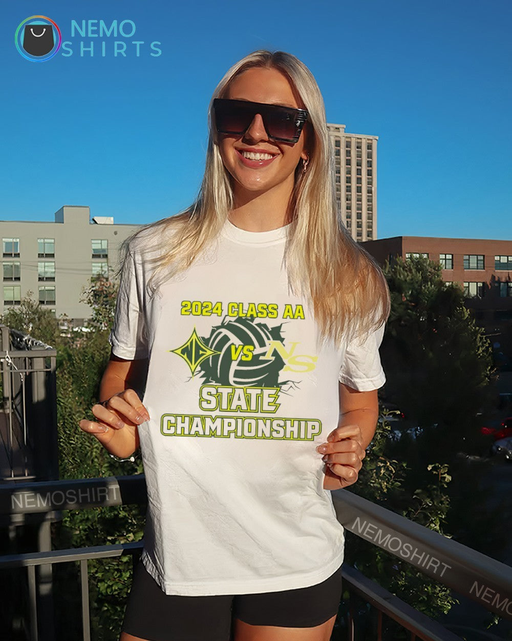 NC vs NS 2024 Class AA State Championship volleyball match shirt
