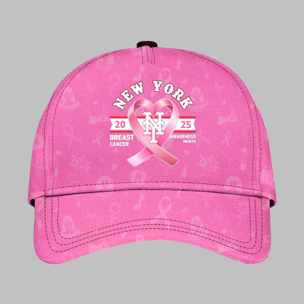 NY Mets 2025 Breast Cancer Awareness Month Jersey - Grishko.com