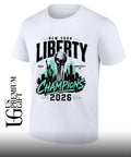 New York Liberty 2026 Commissioner’s Cup Champions graphic shirt