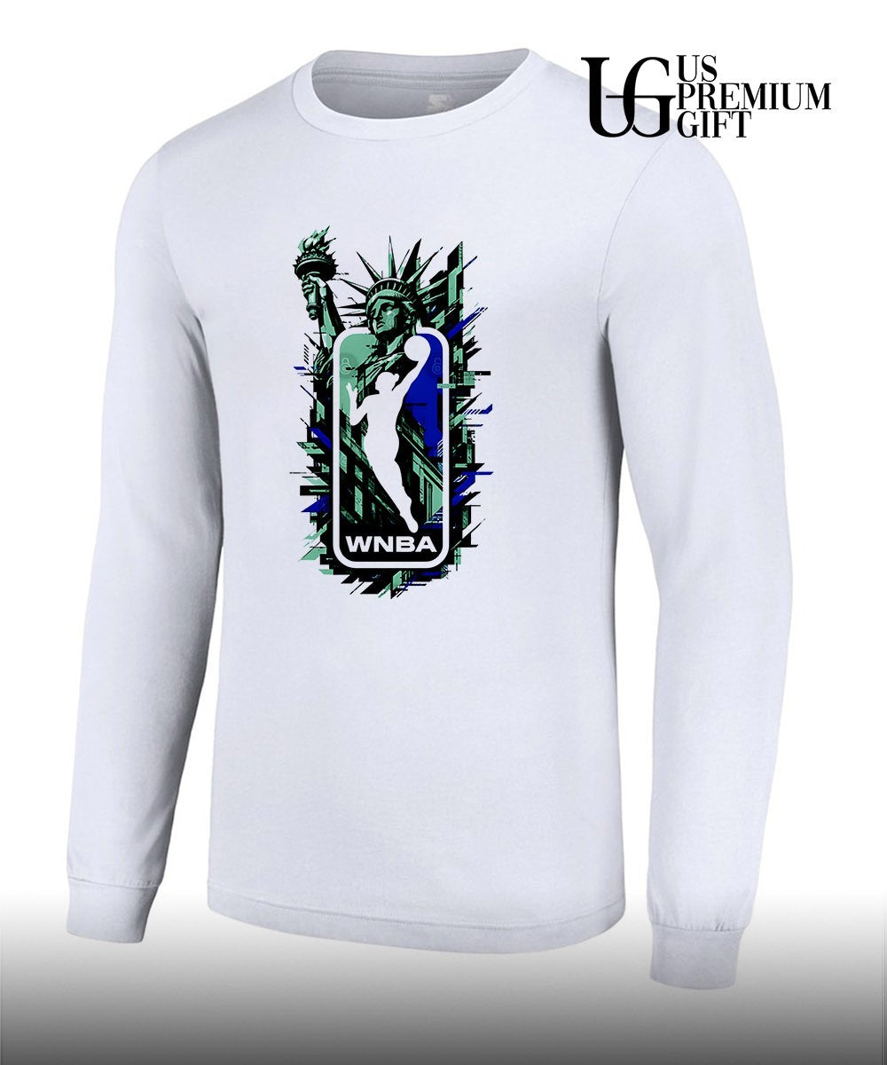 New York Liberty Statue Liberty crown 2026 logo shirt