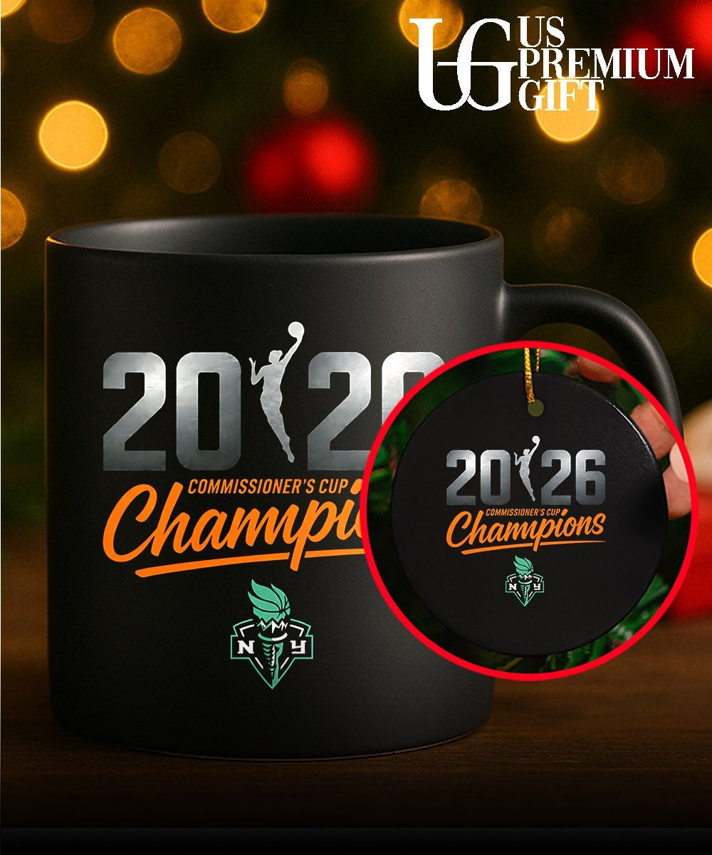 New York Liberty WNBA Commissioners Cup Champions 2026 Locker Room shirt