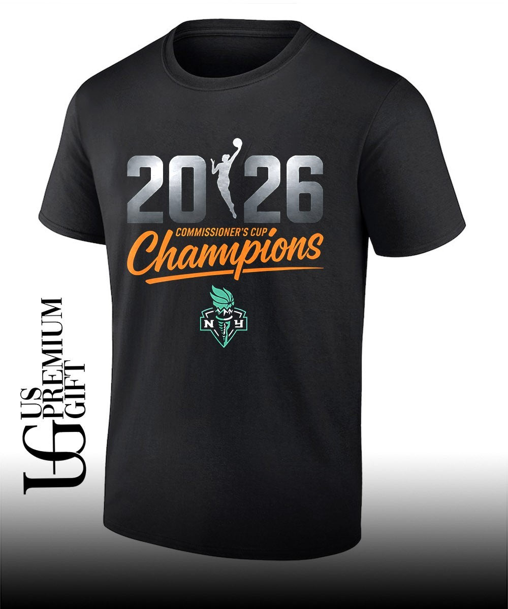 New York Liberty WNBA Commissioners Cup Champions 2026 Locker Room shirt