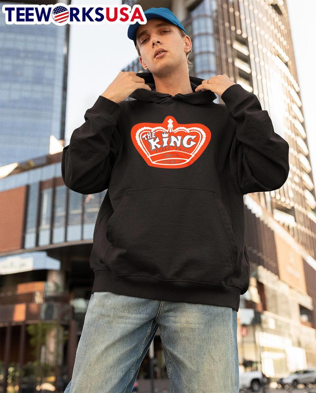 The King Speed Shop Illinois Crown Logo shirt