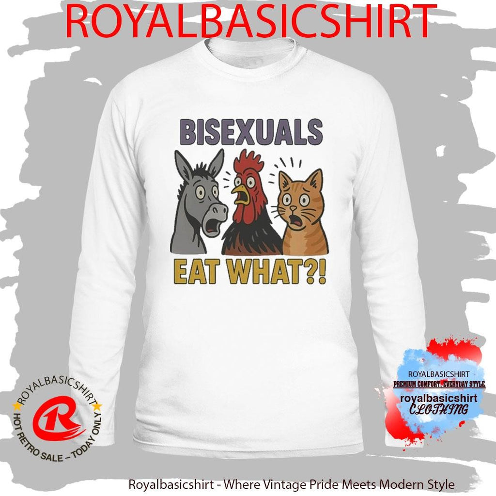 Bisexuals Eat What Donkey Cock Cat Shirt