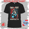 CMA Fest Nashville TN Guitar American Flag Shirt