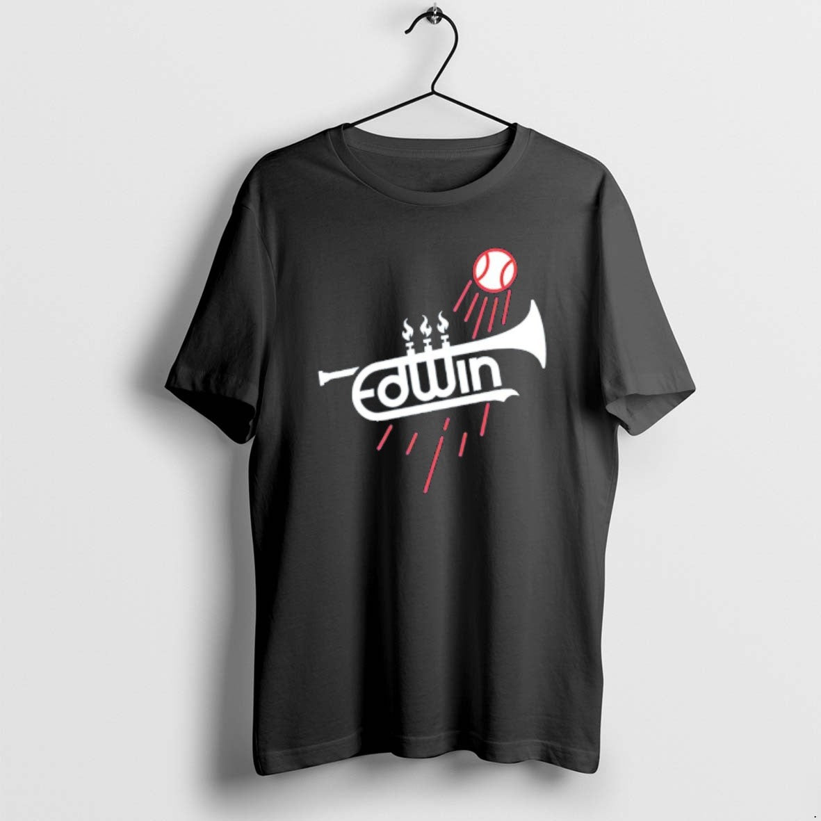 Official Edwin Diaz Narco Trumpet Los Angeles Dodgers Prado Logo