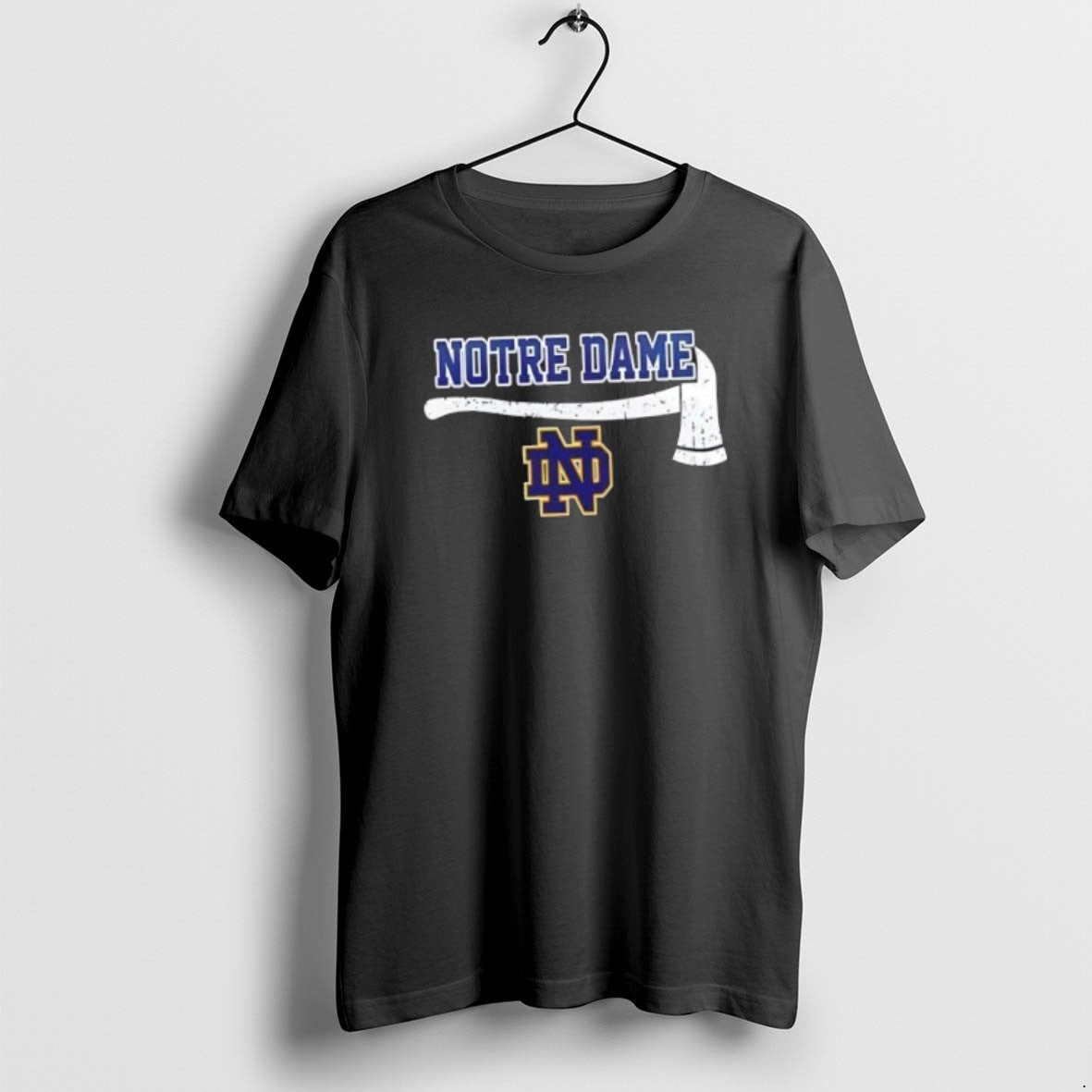 Official Firefighter Fire Dept Always Ready Notre Dame Fighting Irish 2 Sided