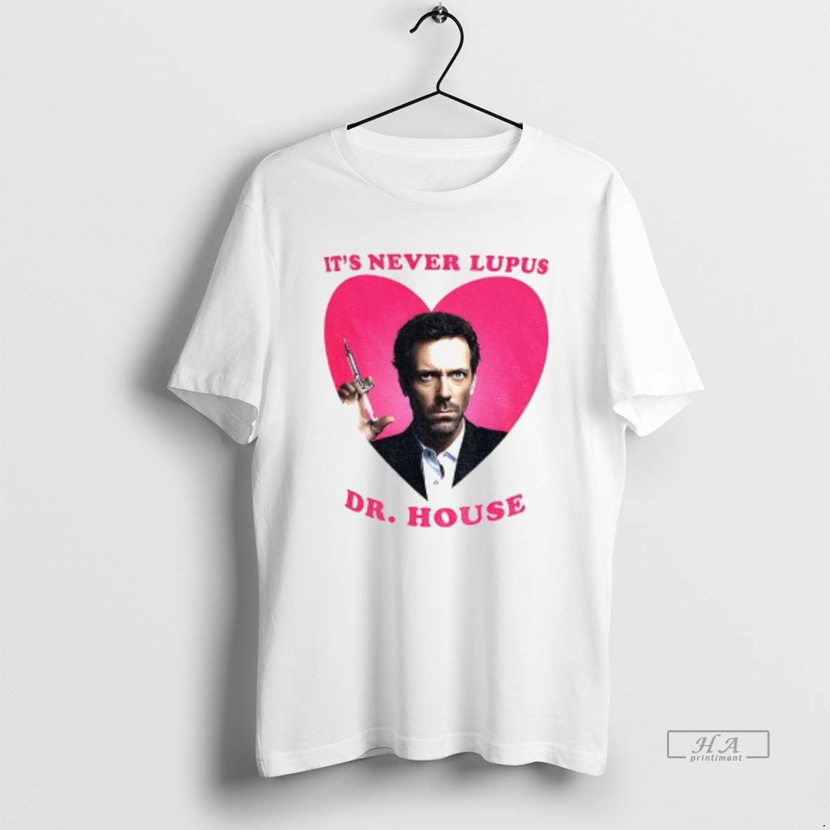 Official Its Never Lupus Dr House Pink Heart