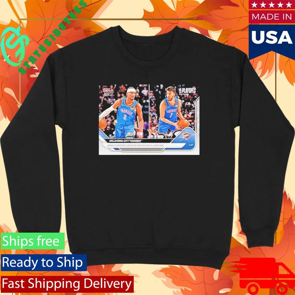 Oklahoma City Thunder Thunder 2025 26 NBA Topps NOW Trading Card Shirt