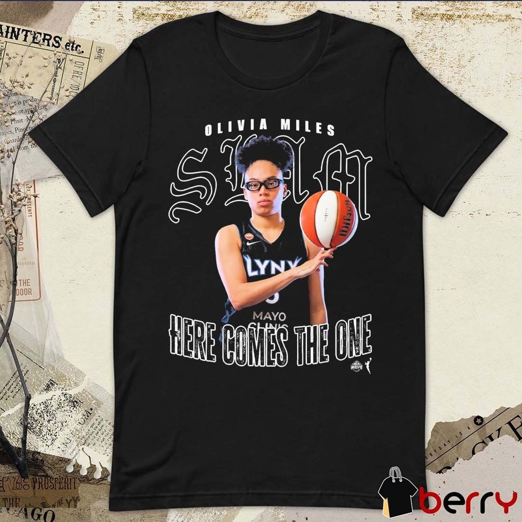 Olivia Miles Here Comes The One Minnesota Lynx WNBA 2026 SLAM Remix t-shirt