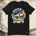 PBR Professional Bull Riders Red, White, and Bull Spotlight American Flag 2026 t-shirt