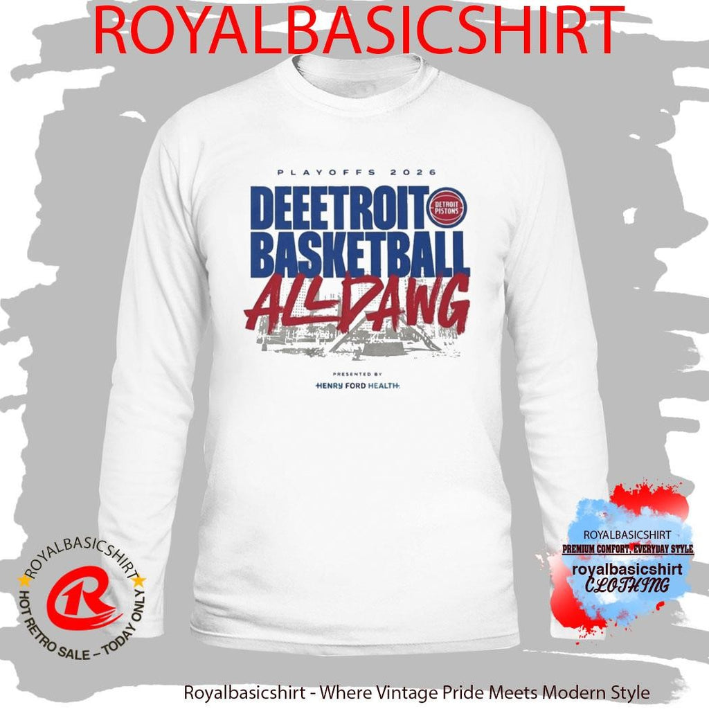 Playoffs 2026 Deeetroit Basketball All Dawg Shirt