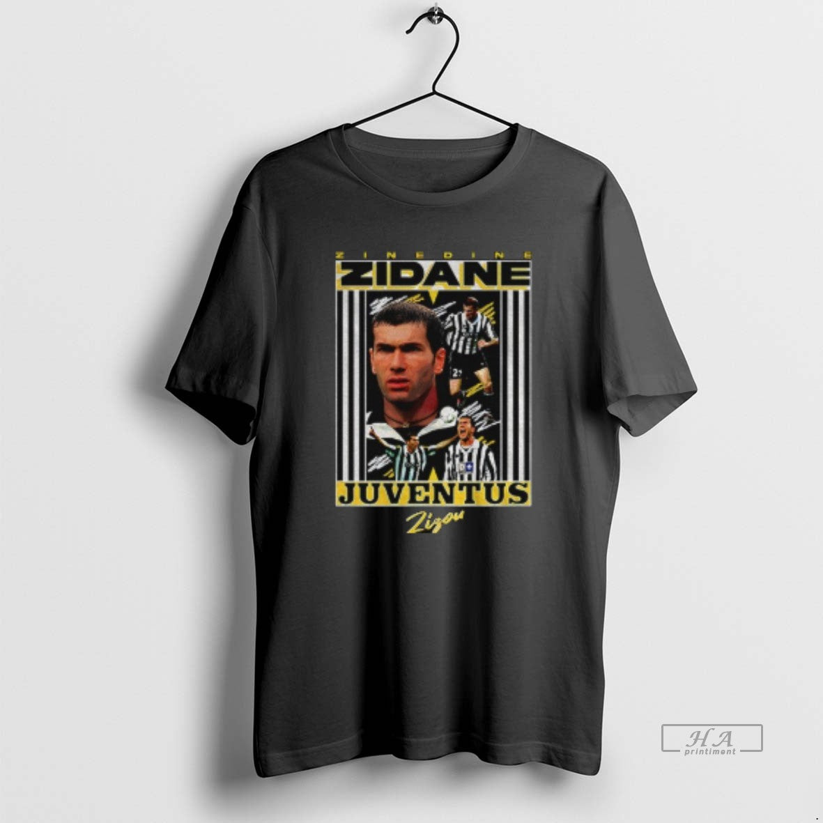 Official Zinedine Zidane Juventus Fc Graphic Signature