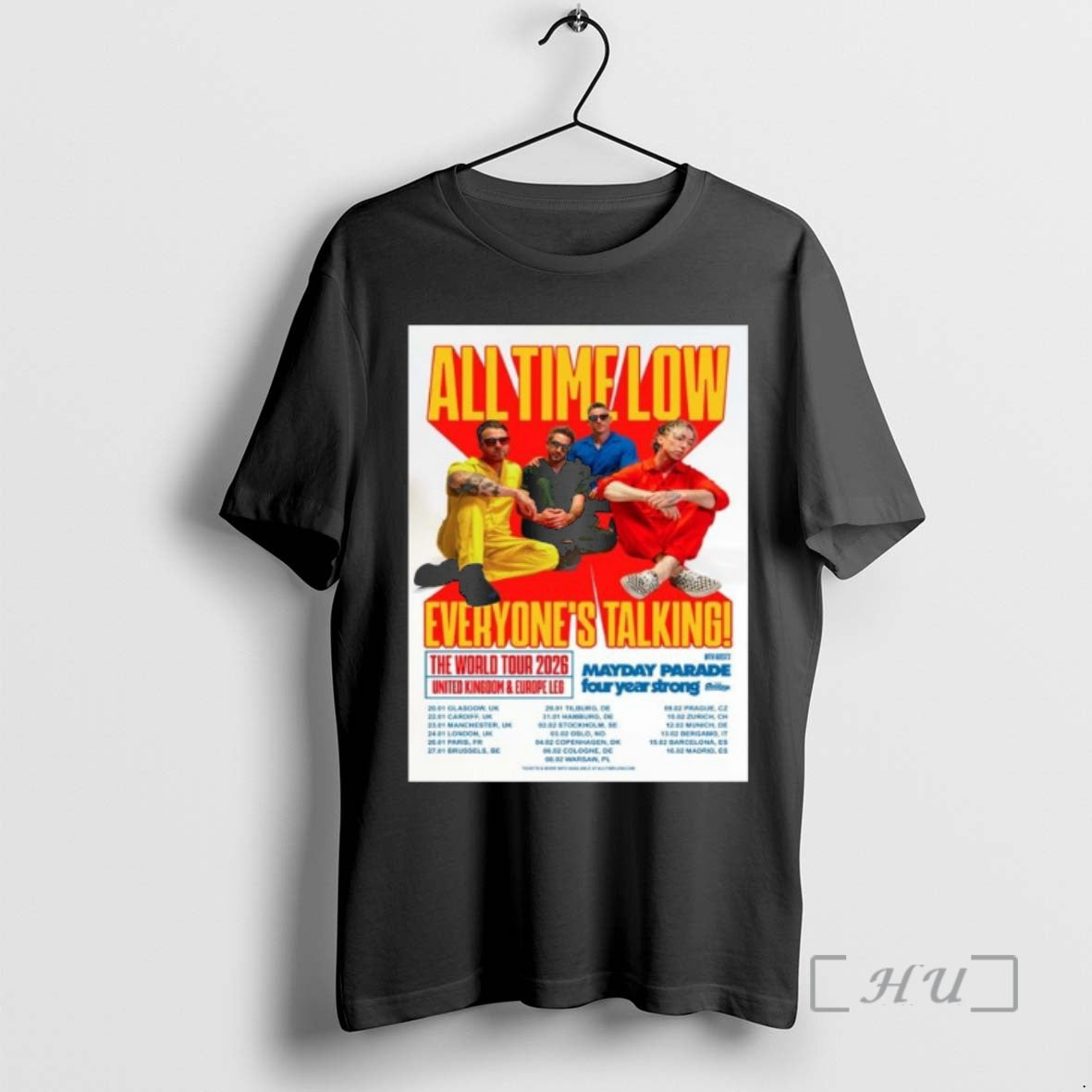 Officials All Time Low Everyones Talking The World Tour 2026 Uk And Europe Leg Schedule