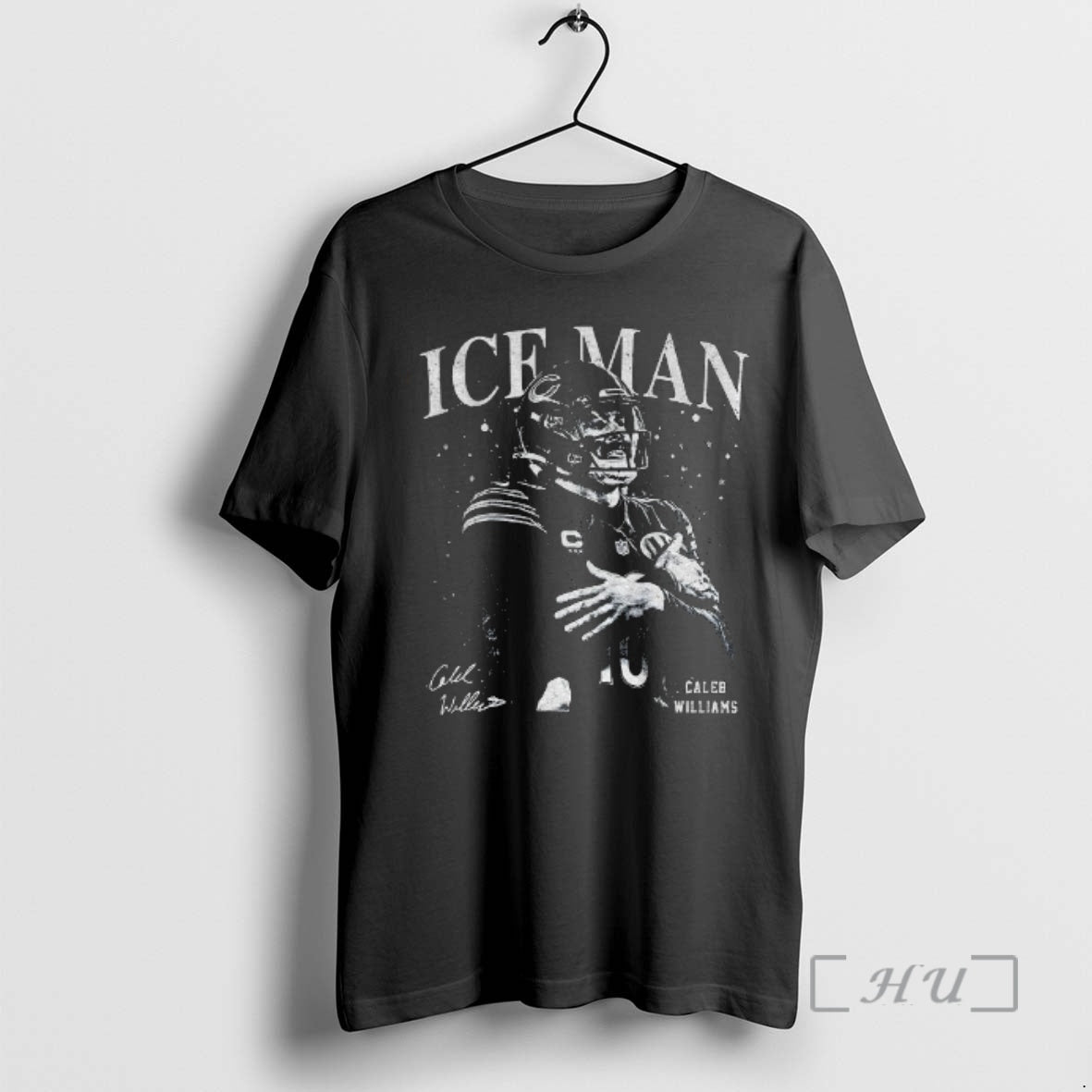 Officials Caleb Williams Football Vintage Ice Man Signature
