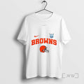 Officials Cleveland Browns X Monters Inc Funday Football Cartoon Double Sided Graphic Premium T Shirts