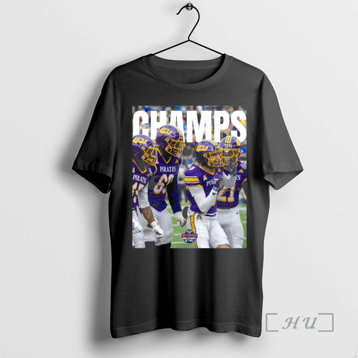 Officials Ecu East Carolina Pirates Defeated Coastal Carolina Chanticleers 2025 Military Bowl Champions Premium