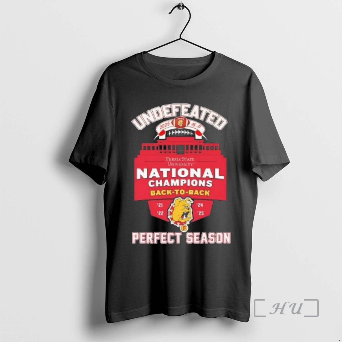 Officials Ferris State Bulldogs Undefeated Perfect Season 2025 Ncaa National Champions Premium T Shirts Sweater