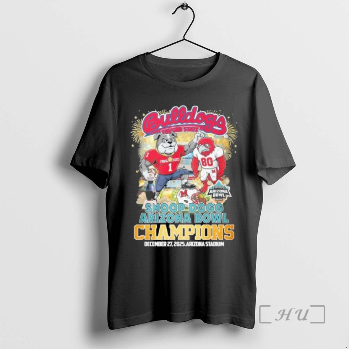 Officials Fresno State Bulldogs Mascot Arizona Bowl Champions