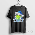 Officials Glitter Diamond Grinch Girl X Detroit Lions Football Graphic