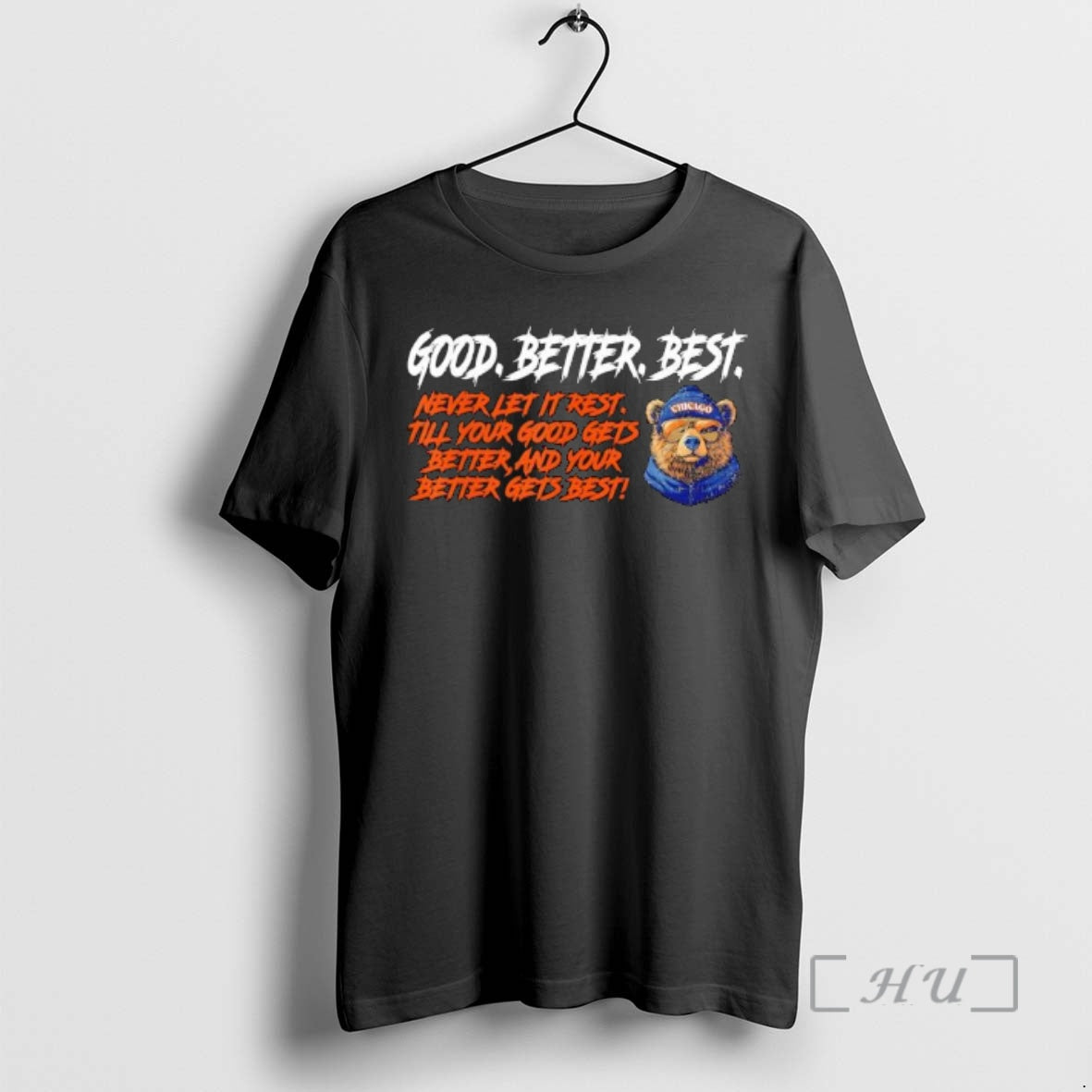 Officials Good Better Best Quote With Cool Bear In Shades
