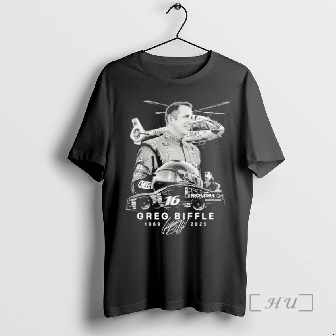 Officials Greg Biffle Memorial Helicopter Pilot Rescue Tribute Nascar Legend Rip Premium T Shirts Sweater