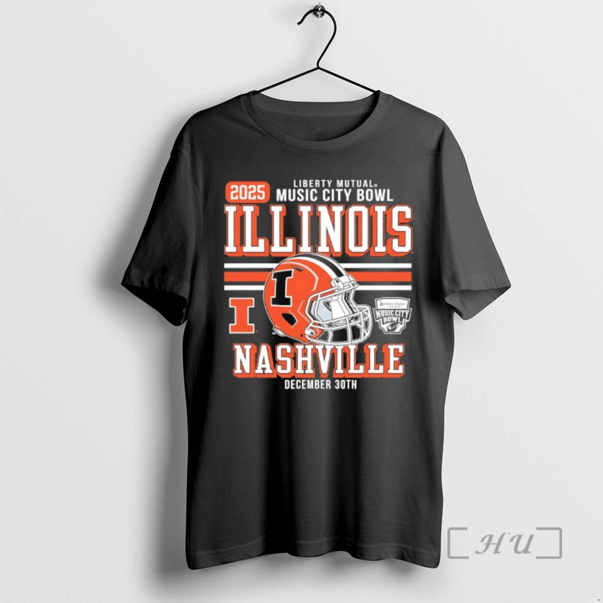 Officials Illinois Fighting Illini Football 2025 Music City Bowl Helmet