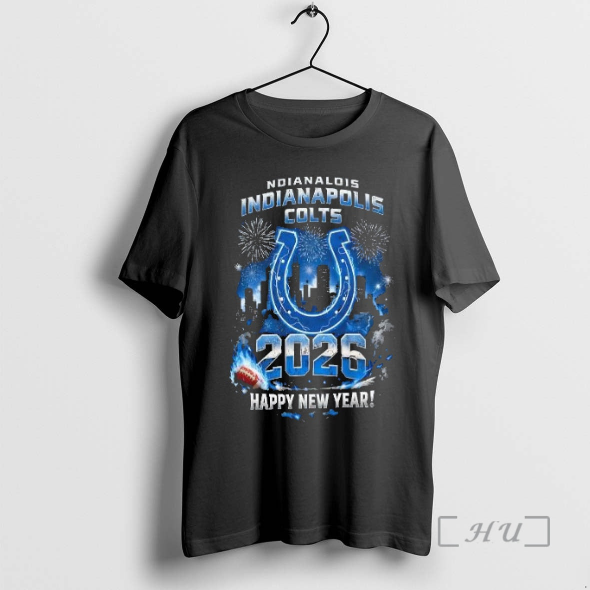 Officials Indianapolis Colts Happy New Year 2026 Two Side A1