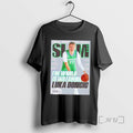 Officials Luka Doncic Mavericks The World Is Watching Slam Cover Nba Basketball Premium T Shirts