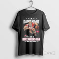 Officials Mascot Damn Right I Am A Buccaneers Fan Win Or Lose Premium T Shirts