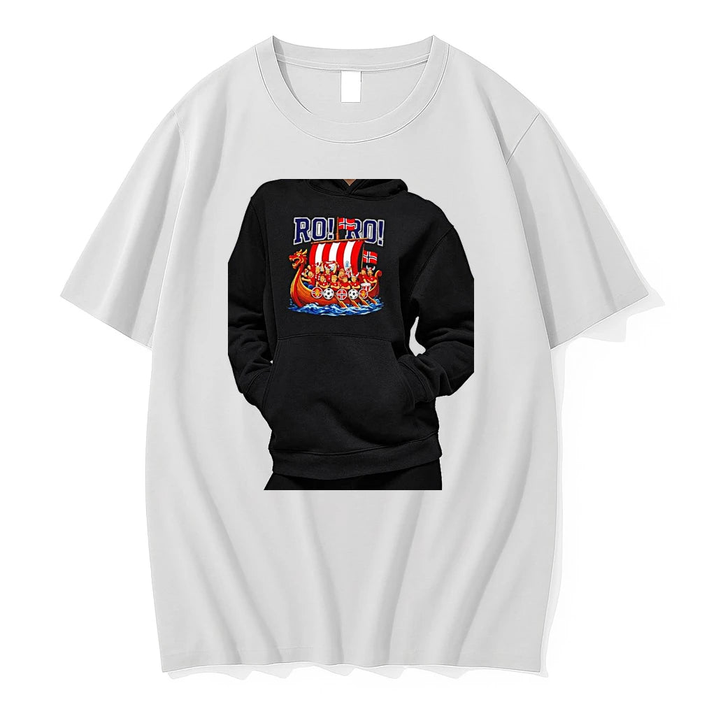 Officials Norway National Football Team Ro Ro Viking Ship Fans Soccer Supporters