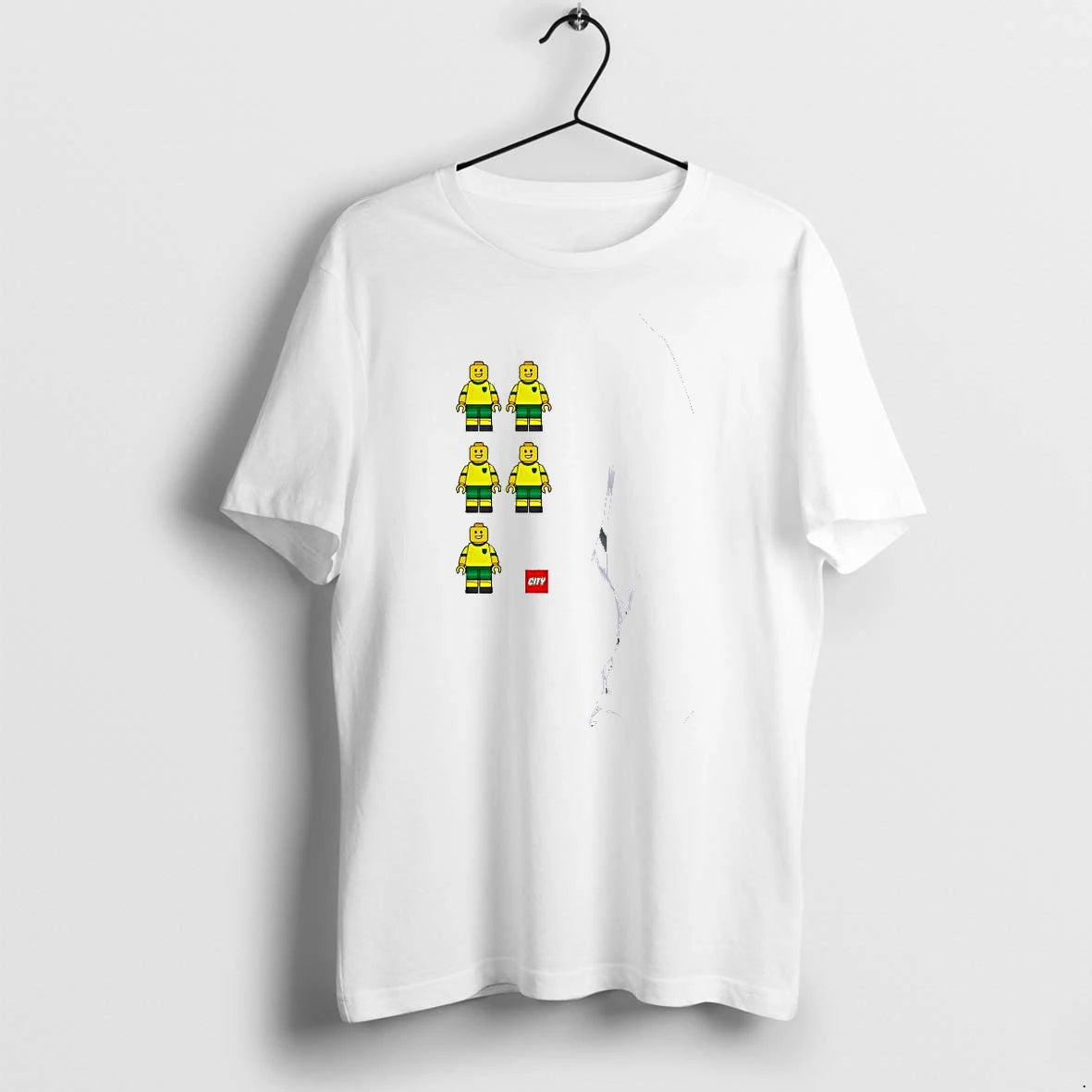 Officials Norwich City Fc Lego Minifigures Football Team City Premium T Shirt