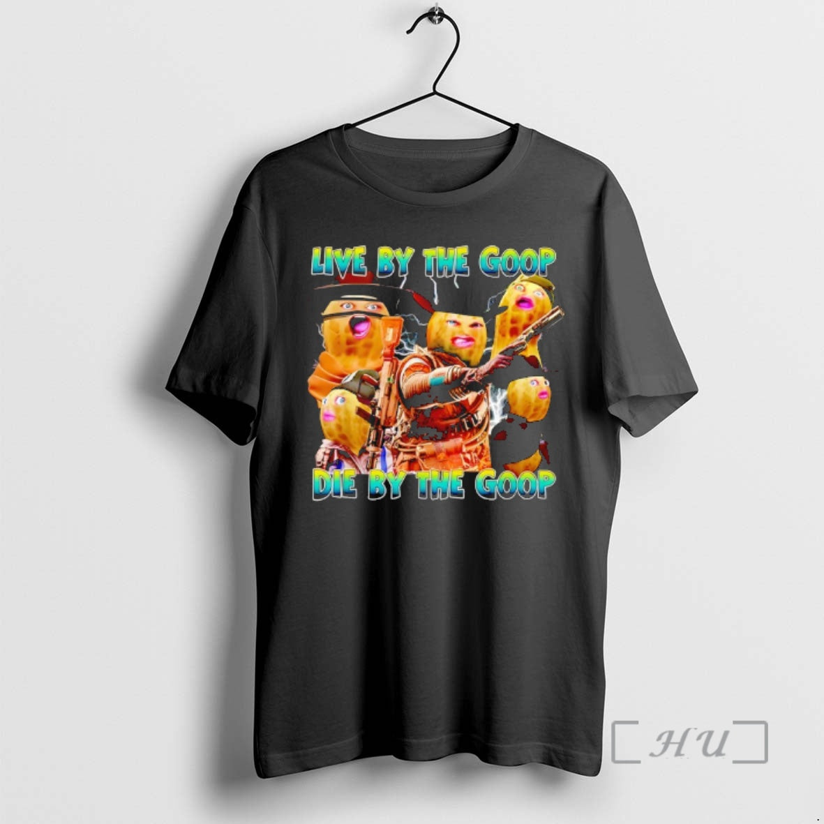 Officials Peanut Live For The Goop Die By The Goop Squad Meme Premium T Shirts